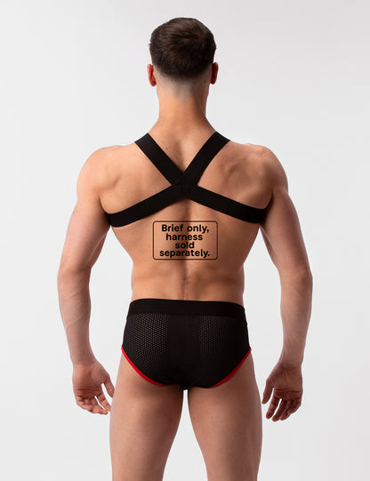 Barcode Berlin Mesh Brief Sicile Black-Red