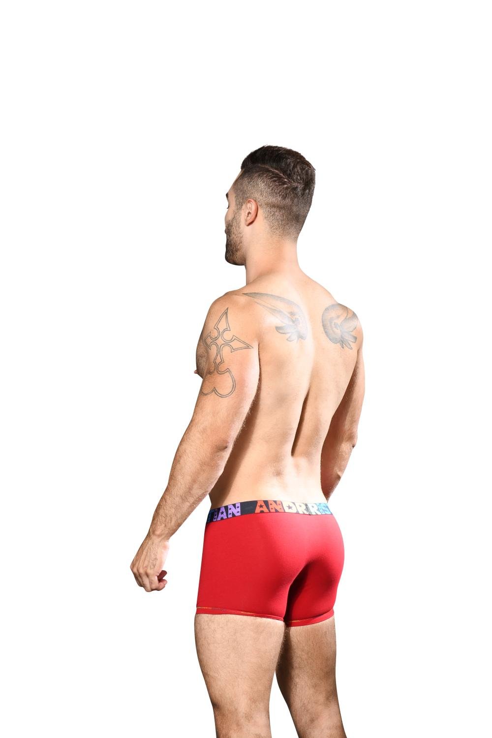 Andrew Christian Almost Naked Pride Cotton Boxer Rød
