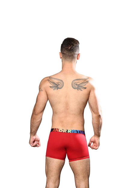Andrew Christian Almost Naked Pride Cotton Boxer Rød